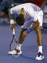 Novak Djokovic shows signs of fatigue
