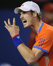 Andy Murray vents his frustration