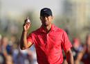Tiger Woods concludes his round