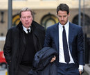 Harry Redknapp and his son Jamie arrive at Southwark Crown Court