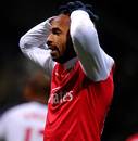 Thierry Henry cuts a frustrated figure