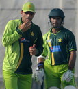 Misbah-ul-Haq and Taufeeq Umar in the nets 