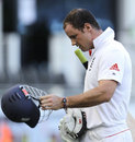 Andrew Strauss trudges back to the pavilion