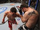 Nick Diaz punches Carlos Condit