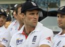 Andrew Strauss reacts after losing the Test series 