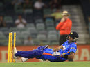 Virat Kohli goes down with a bout of cramps even as he is run out