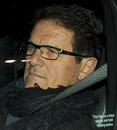 Former England manager Fabio Capello leaves Wembley
