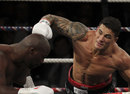 Sonny Bill Williams lands a punch on Clarence Tillman III