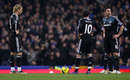 Fernando Torres, Juan Mata and Frank Lampard contemplate defeat after Chelsea go 2-0 down at Everton