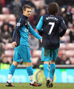 Aaron Ramsey walks away after equalising for Arsenal against Sunderland