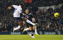 Louis Saha scores six minutes into his first home start for Tottenham