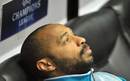 Thierry Henry waits to make his last Arsenal appearance