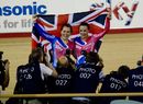 Victoria Pendleton and Jessica Varnish break the world record

