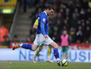 David Nugent scores to put Leicester ahead