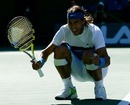 Rafael Nadal celebrates his victory over Andy Murray