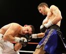Nathan Cleverly catches Karo Murat on the temple