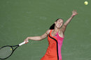 Jelena Jankovic lines up a serve