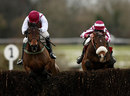Seabass and Ruby Walsh clear the last ahead of Stewarts House 