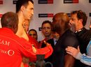 Wladimir Klitschko and Jean-Marc Mormeck come face to face