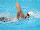 Rebecca Adlington competes in the Women's 400m Freestyle 
