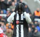 Demba Ba despairs after missing penalty