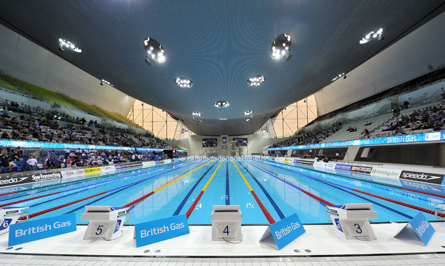 A view of the pool