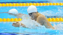 Andrew Willis powers to victory in the men's 200m breastroke
