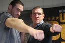 Martin Rogan poses alongside Tyson Fury