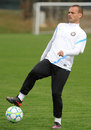 Wesley Sneijder cut a relaxed figure during an Inter Milan training session