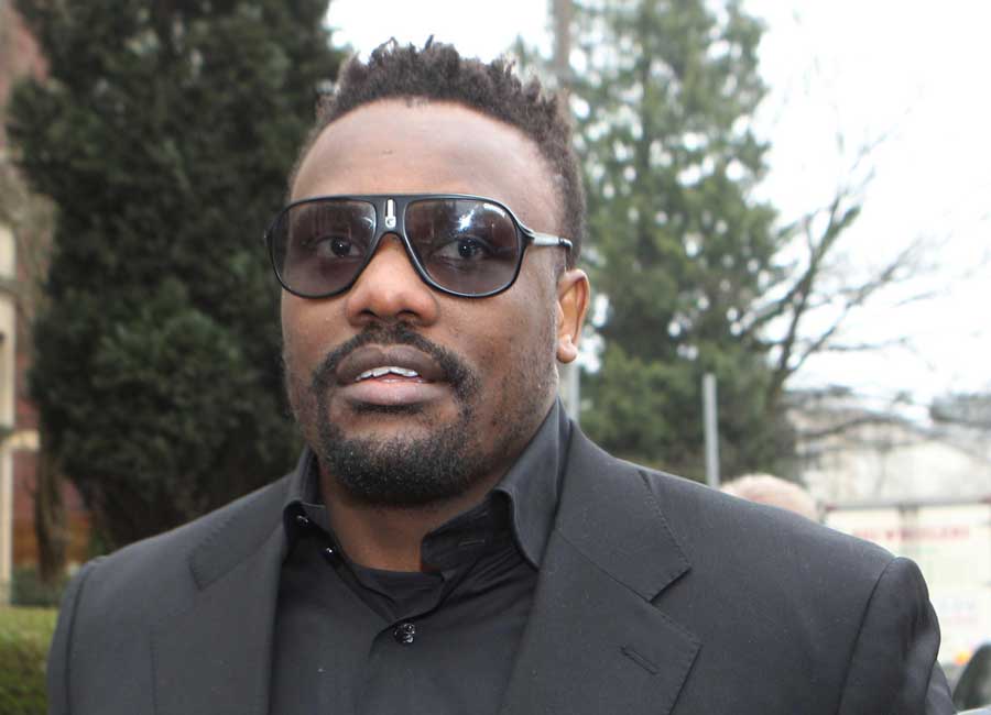 Dereck Chisora attends a hearing at the British Boxing Board of Control