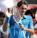 Roger Federer savours his victory