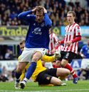 Nikica Jelavic reacts after missing a chance