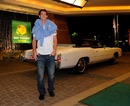 Andy Murray arrives for the players' party
