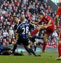 Stewart Downing scores his side's second goal