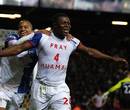 Yakubu unveils a Fabrice Muamba-inspired T-shirt after scoring Blackburn's second