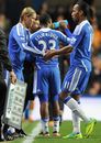 Fernando Torres comes on for Didier Drogba