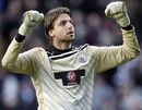Tim Krul gestures to the home fans