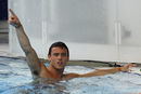 Tom Daley gets some advice in practice