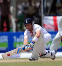 Ian Bell gets down and plays a sweep