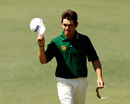 Louis Oosthuizen acknowledges the crowd
