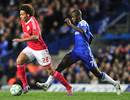 Axel Witsel is pursued by Ramires