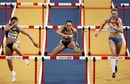 Jessica Ennis leads the way in the hurdles