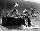 The 3000-metres steeplechase is always a spectacular sight