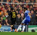 Didier Drogba fires Chelsea into the lead
