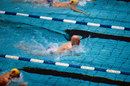 Britain's Duncan Goodhew stormed to victory in the men's 100m breaststroke