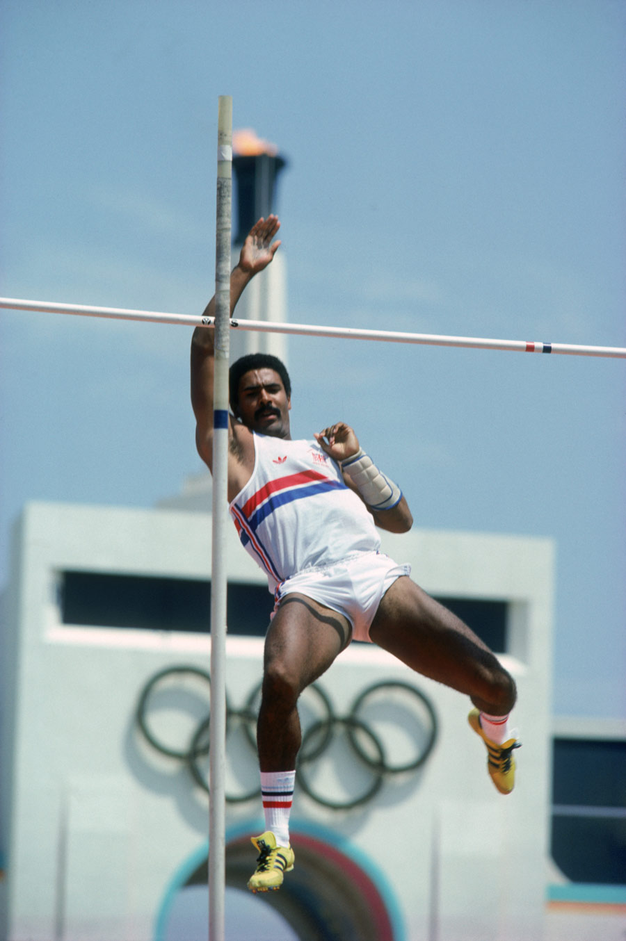 Daley Thompson proved himself the king of the decathlon by defending the title he won four years previous