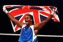 Audley Harrison became the first Briton to win gold in the super heavyweight division at an Olympics