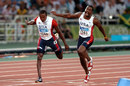Justin Gatlin was the speed king as he won the 100m