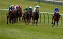 Mariner's Cross ridden by jockey Frankie Dettori powers clear to win the Wood Ditton Stakes