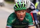 Thomas Voeckler tries to catch his breath